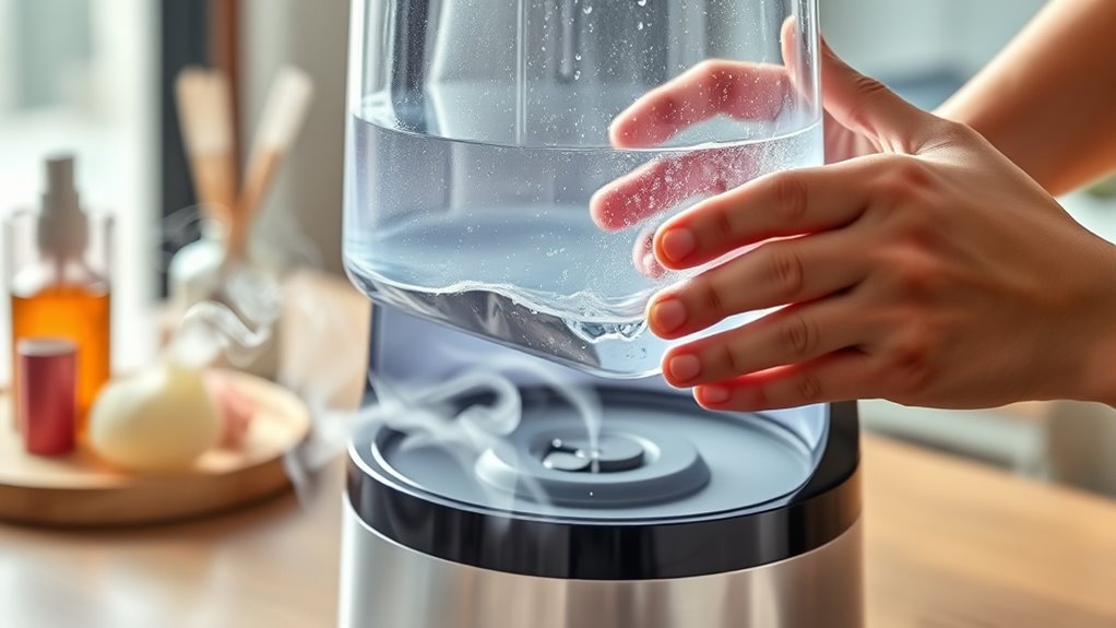 weekly humidifier cleaning routine