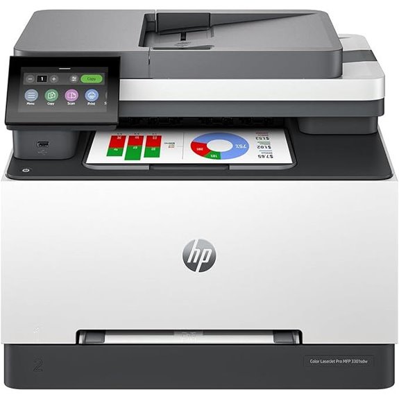 HP Color LaserJet Pro MFP 3301sdw Wireless Color Printer