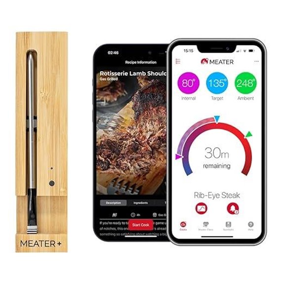 MEATER Plus Wireless Meat Thermometer for BBQ and Oven