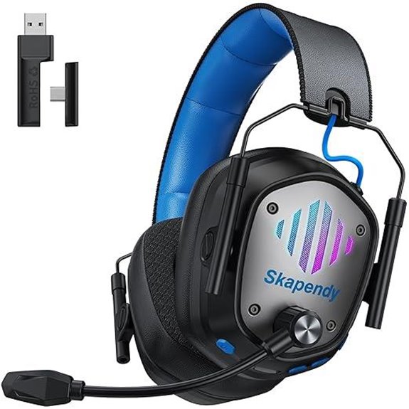 Wireless Gaming Headset for PS5 PS4 50mm Drivers