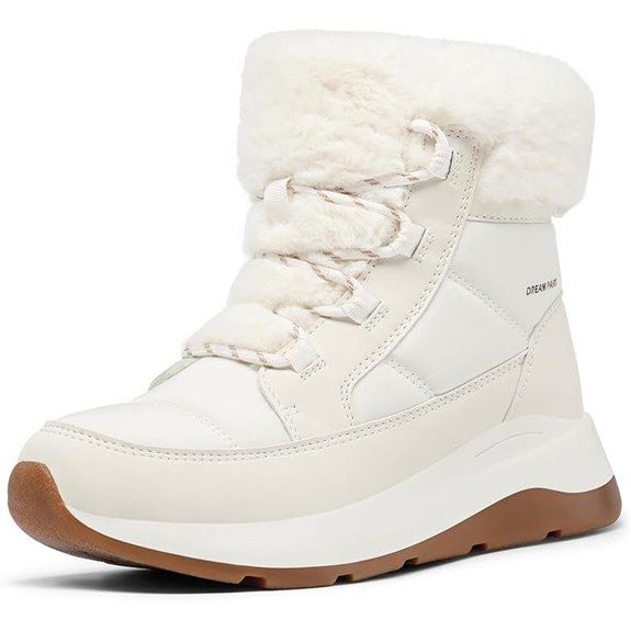 Dream Pairs Women's Waterproof Faux Fur Snow Boots
