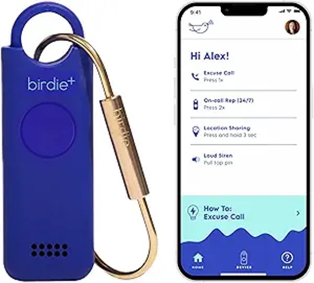 She’s Birdie Birdie+ Safety Alarm for Women