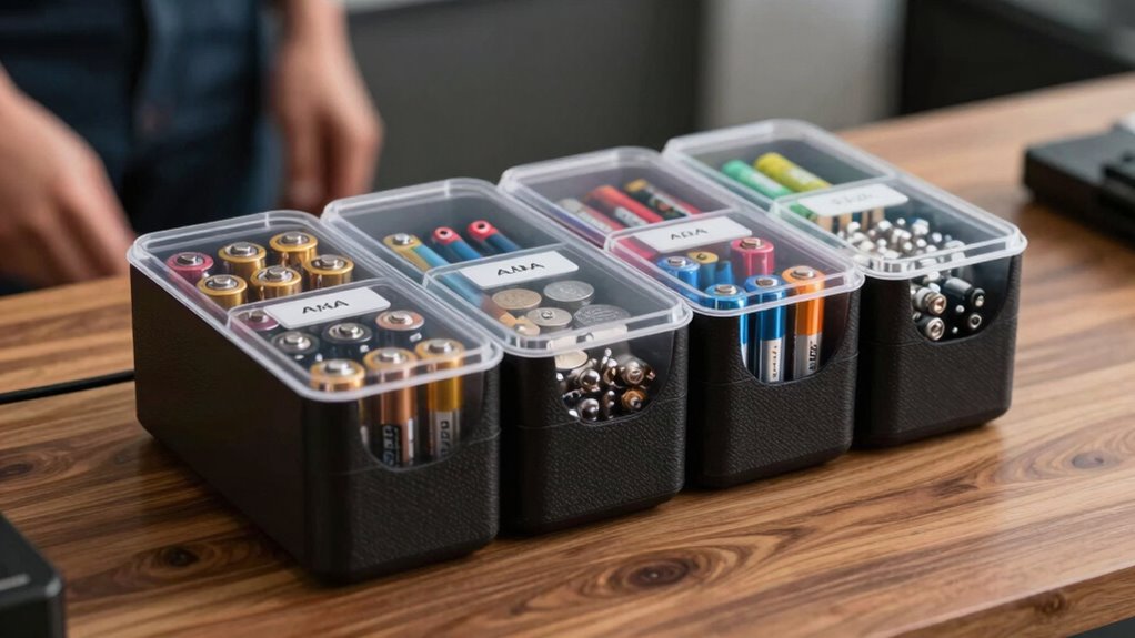 battery storage organizer guide