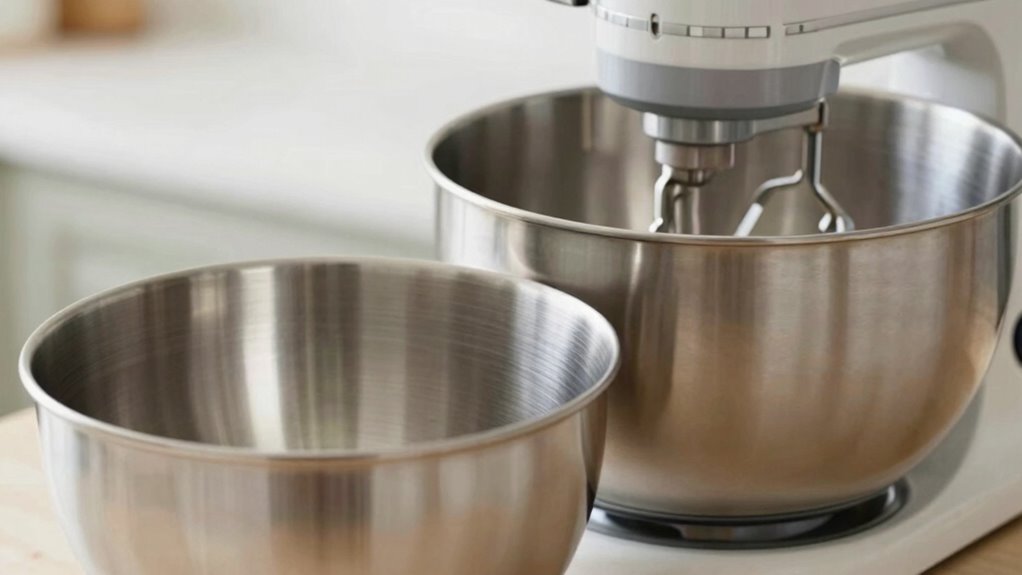 bowl size material compatibility