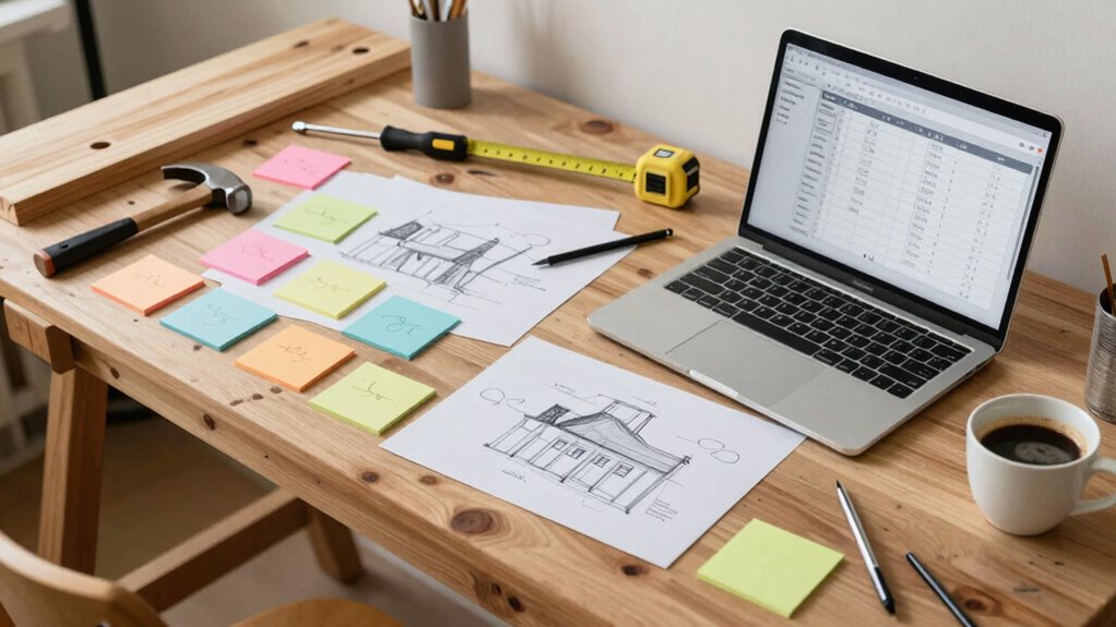 create a detailed schedule