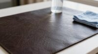 desk mat materials and maintenance