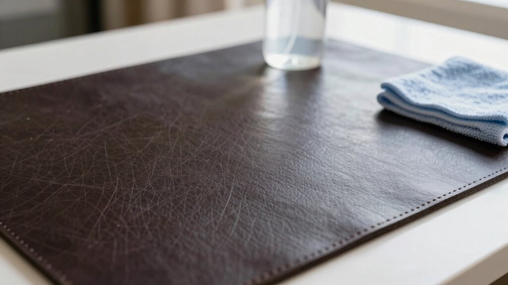 desk mat materials and maintenance