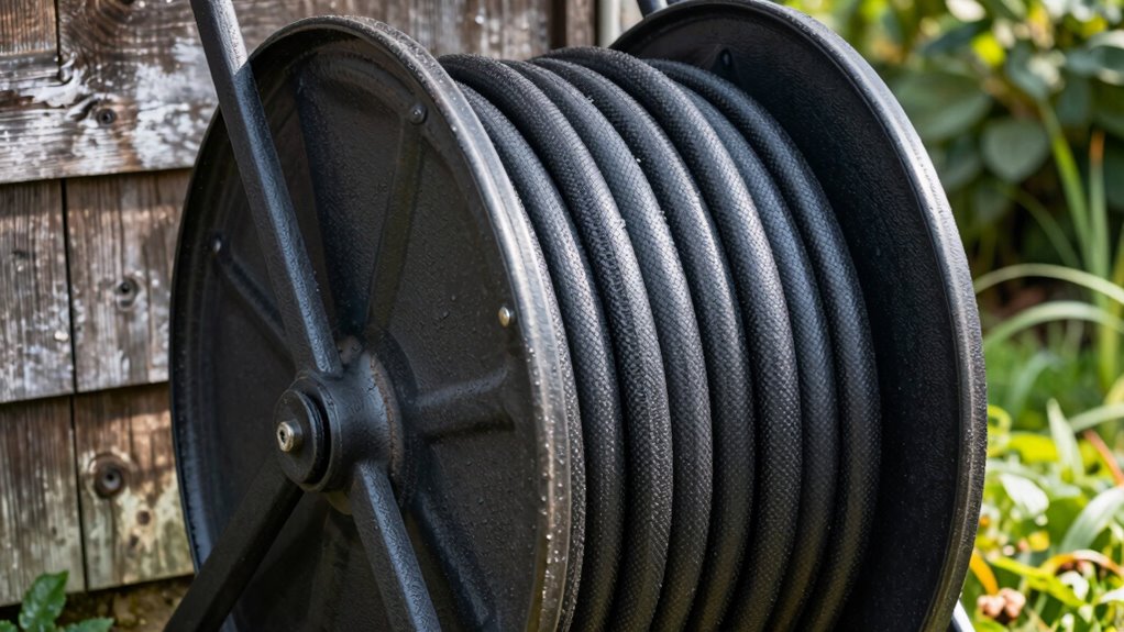 durable hose reel construction