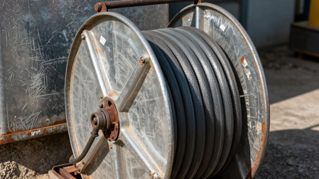 durable weather resistant hose storage