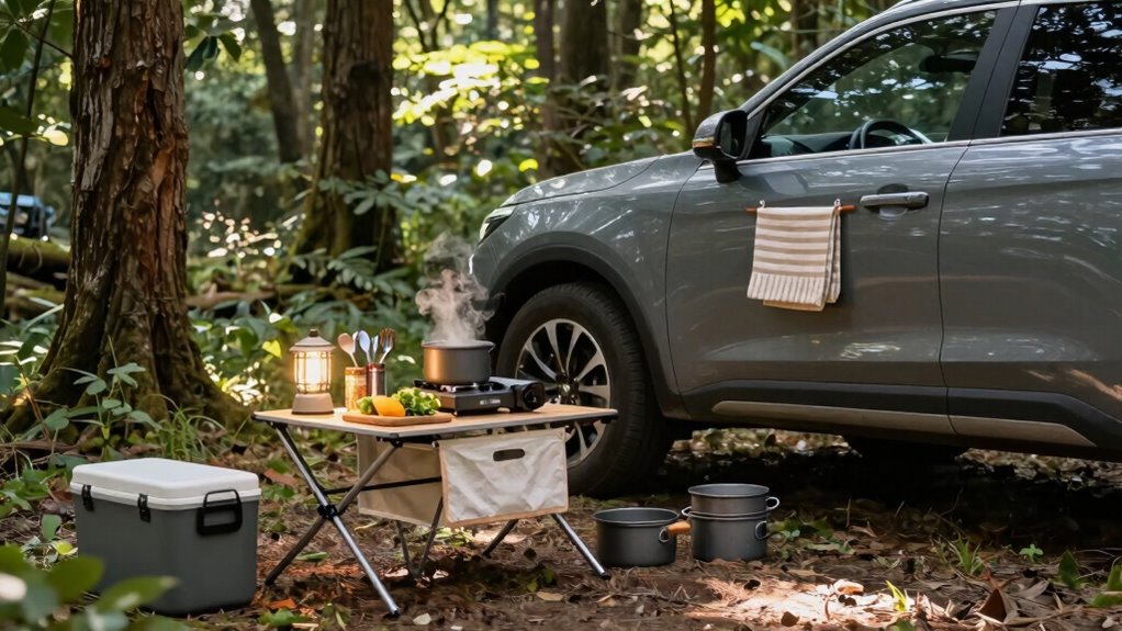 efficient portable camping kitchen
