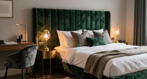 luxurious welcoming guest space