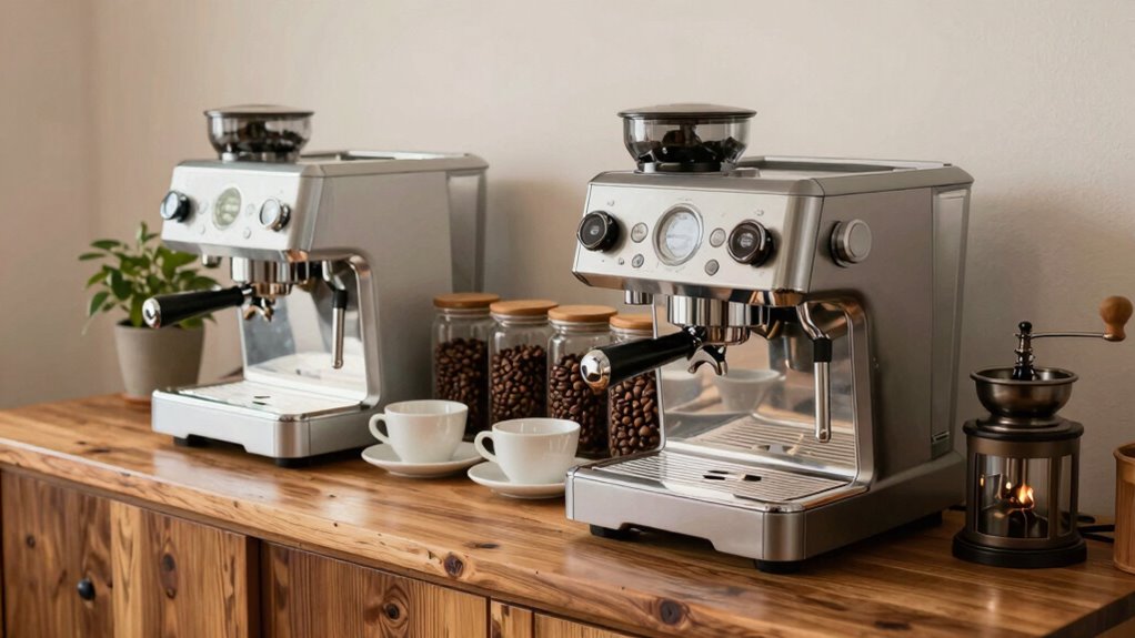 organized personalized coffee setup
