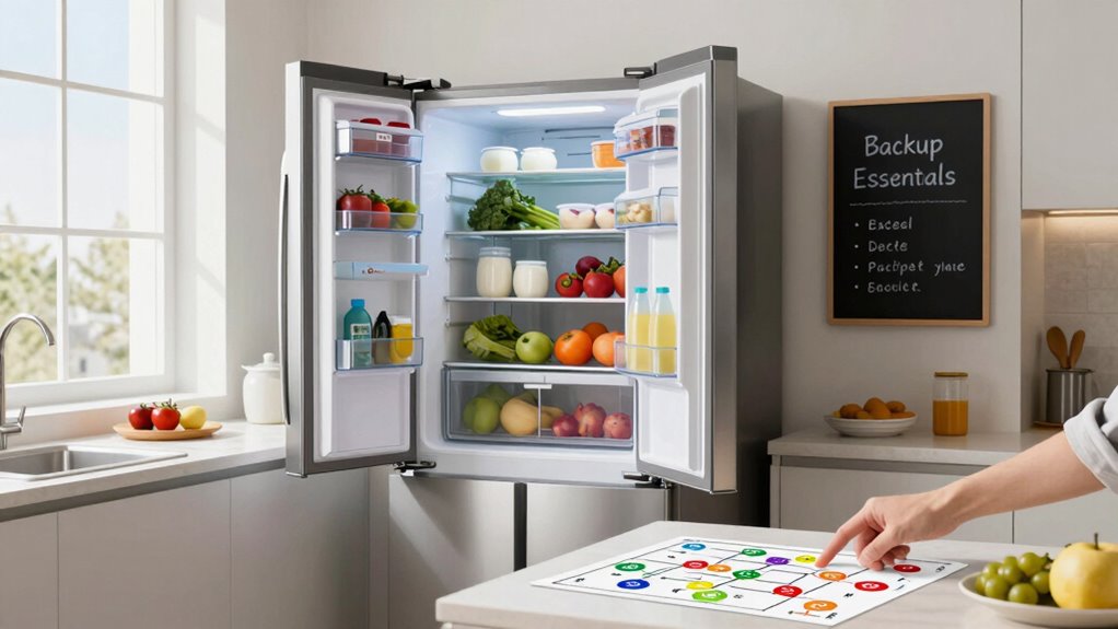 plan for refrigerator backup