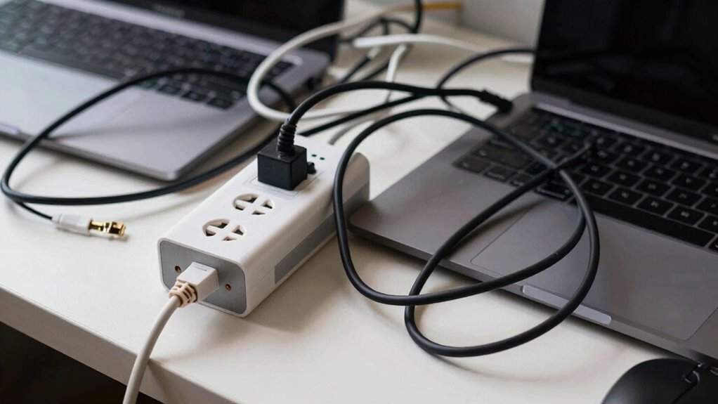 poor power and cable habits