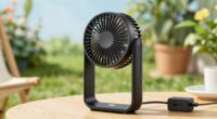 rechargeable portable fan features
