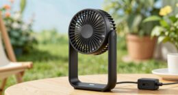 rechargeable portable fan features