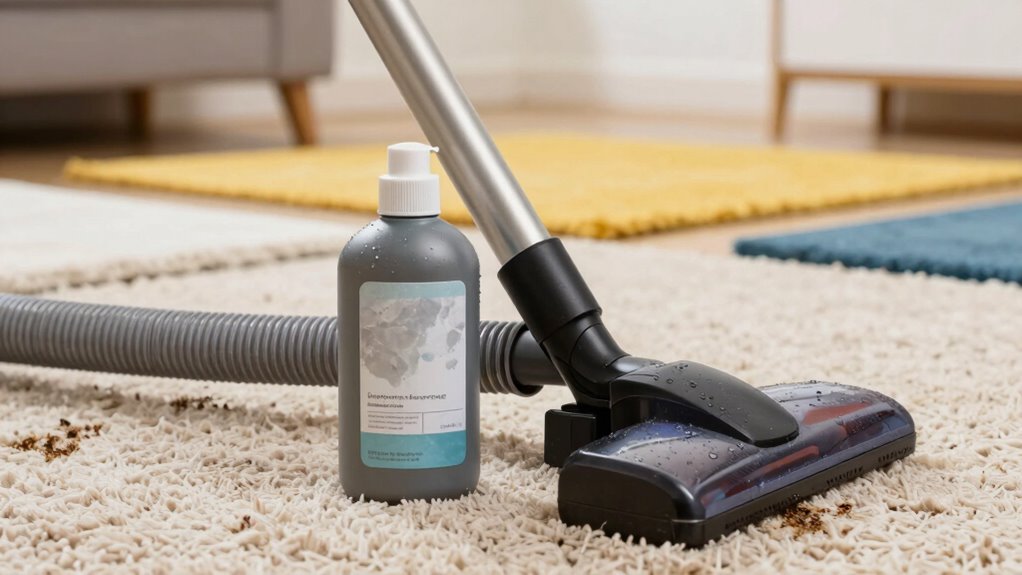 replace carpet cleaning solutions regularly