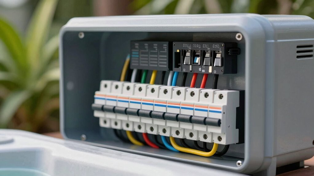 safe hot tub electrical setup