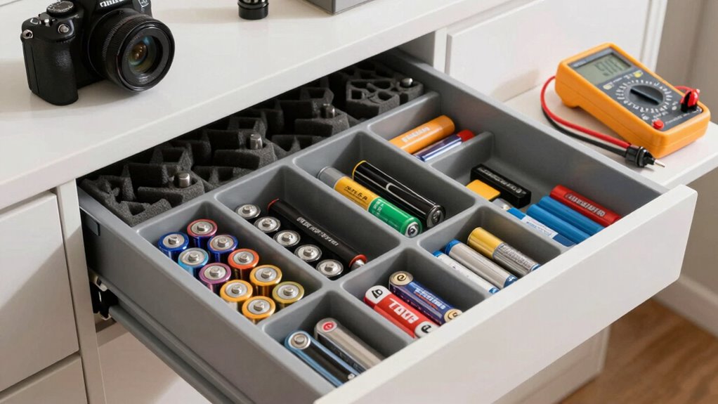 safe organized battery storage