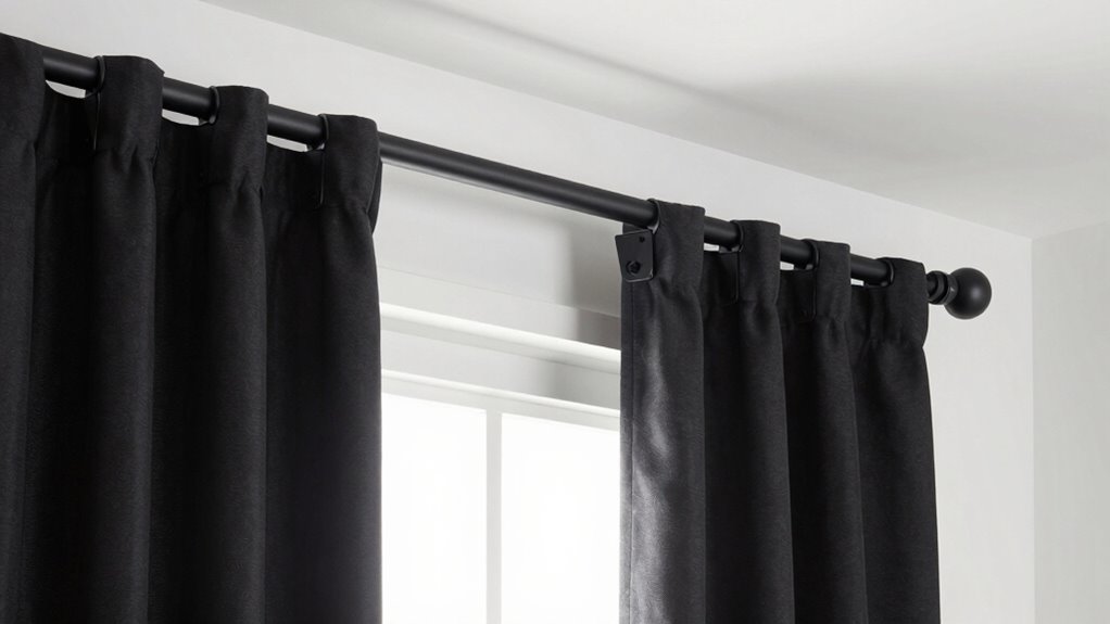 secure durable curtain support
