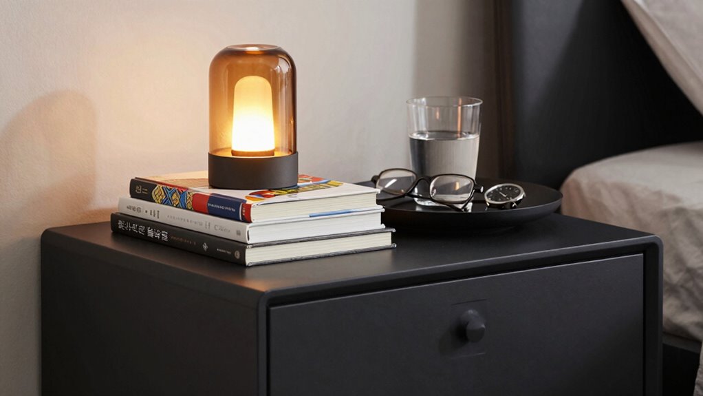 secure nightstand storage