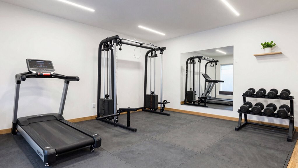 smart space saving gym setup