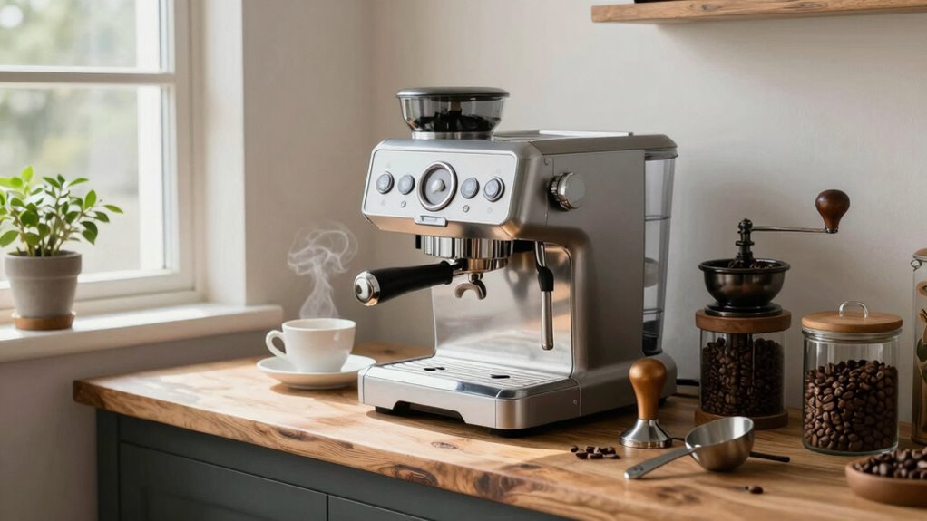 starting coffee station setup