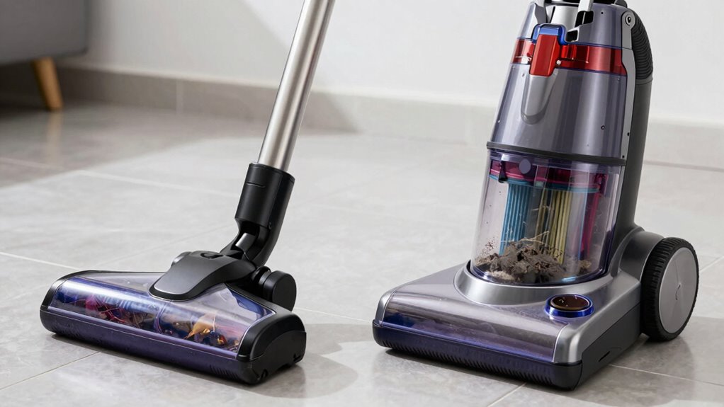 vacuum types comparison summary