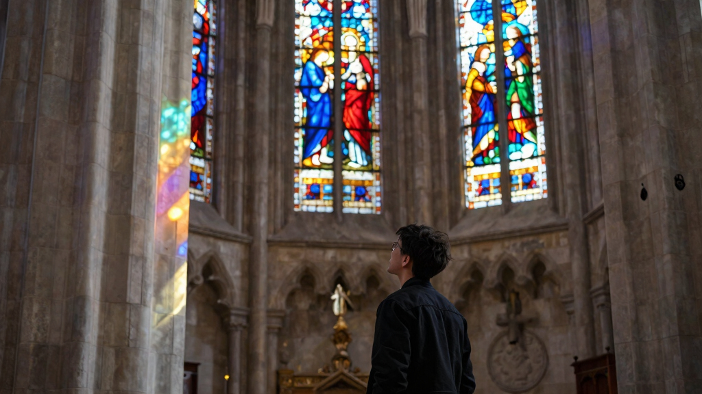 Colorado cathedral hosts immersive show depicting human experiences, spirituality