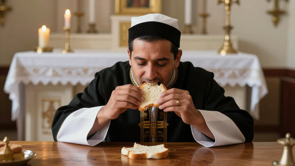 The Pope Uses His Teeth To Eat Food