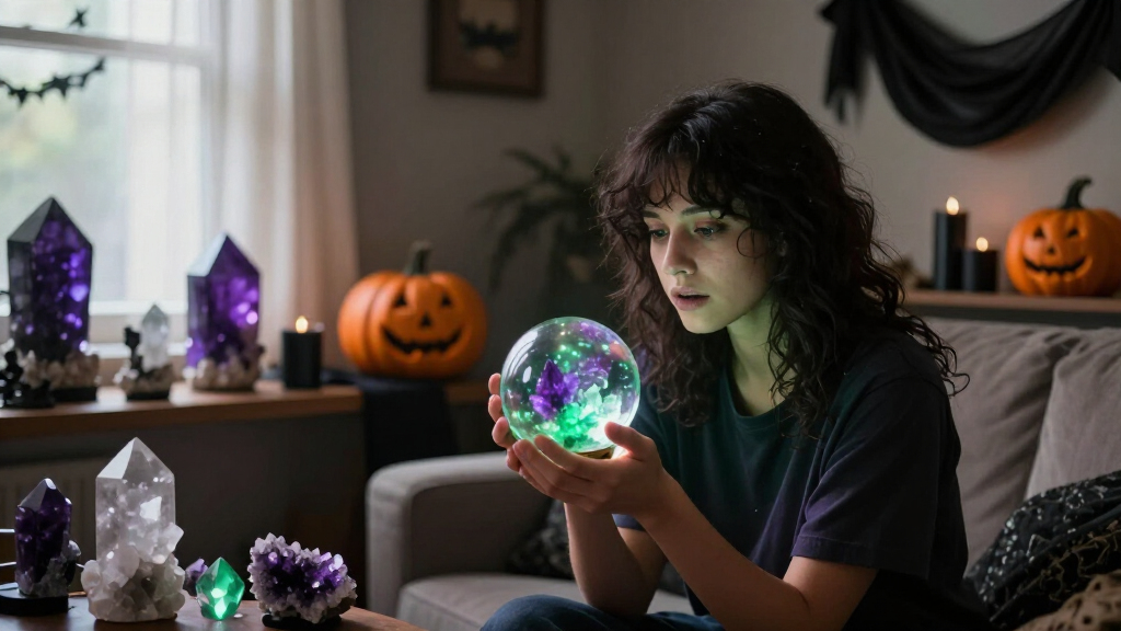 How to Choose Spooky Halloween Crystal Decor